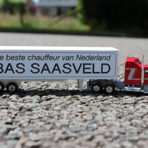 Vrachtwagen met naam