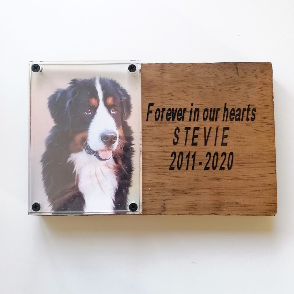 Dieren gedenkplaat bestellen