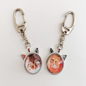 Sleutelhanger katten met eigen foto