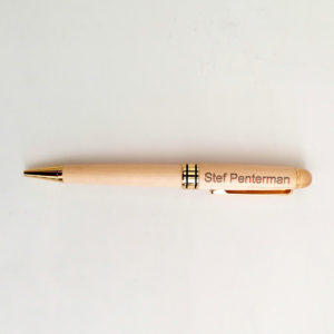 Bamboe houten pen met naam