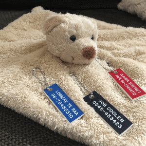 Naamlabel (set van 6)