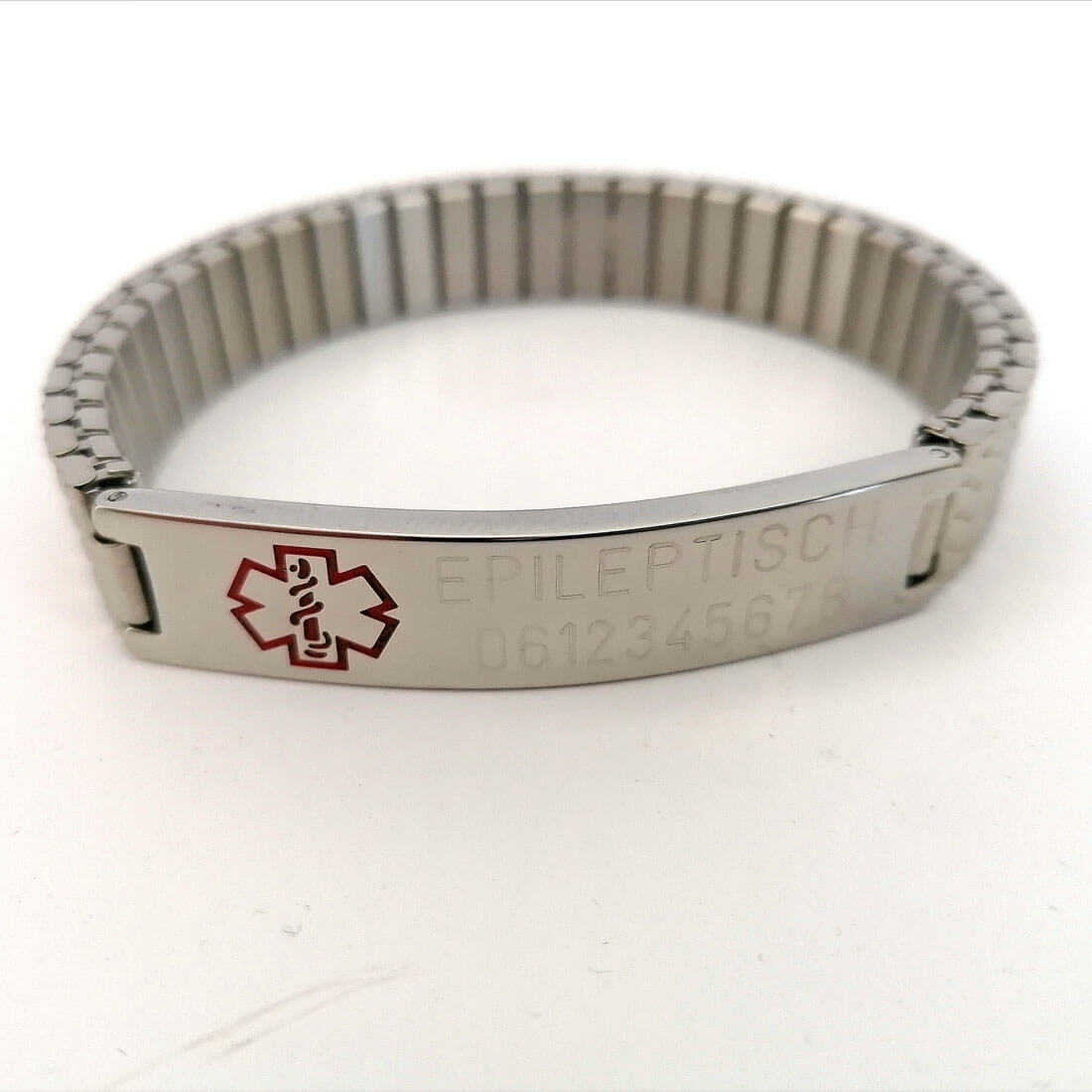 Two Line Medical Alert Bracelet & Medische armbanden Aanpassen met je eigen persoonlijke gegevens Sieraden Armbanden ID 
