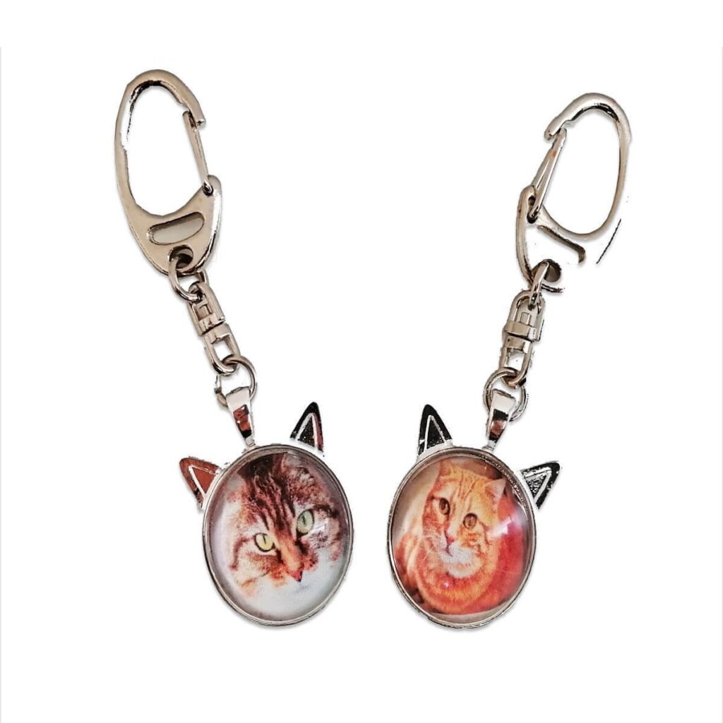 Katten & poezen sleutelhanger met foto